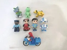 Lot 9 LEGO DUPLO Disney Figures Animals Characters Motorcycle Bundle Toy