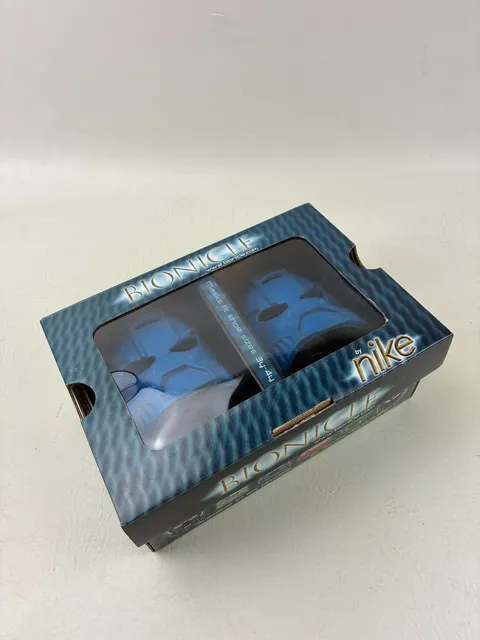 2002 LEGO Bionicle Nike Shoe Gali Nuva Blue Mask Pair In Box Size L 3y-4y