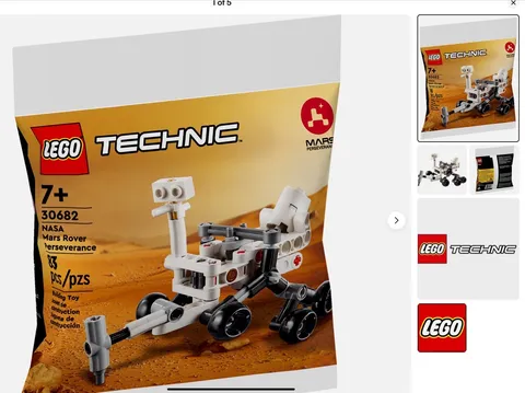LEGO Technic Nasa Mars Rover Perseverance Space Polybag Set 30682 Free Ship!