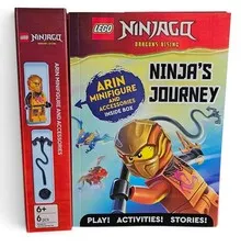 LEGO Ninjago: Arin Minifigure Dragons Rising Aldi Exclusive Ninja's Journey Book