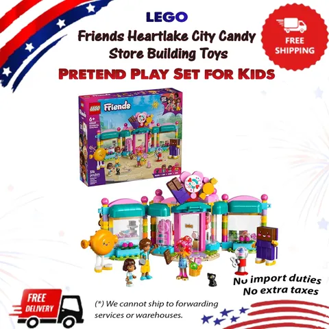 Friends Heartlake City Candy Store Building Set 42649 Kids Ages 6 Plus