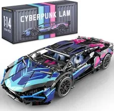Technology Sports Car Building Blocks, 1314 Clamp Blocks 1/14 Car MOC Race Car Construction...
