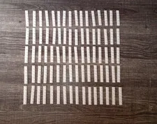 64 pieces White Genuine Lego 1 x 6 Plates Part 3666 WYSIWYG IRL u get 64 plates