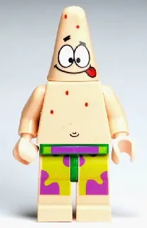 LEGO® Minifigure SpongeBob SquarePants bob022 Patrick Tongue Out