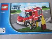 Lego City Building Instructions Instruction 60023 - 3 Fire Brigade Firefighters