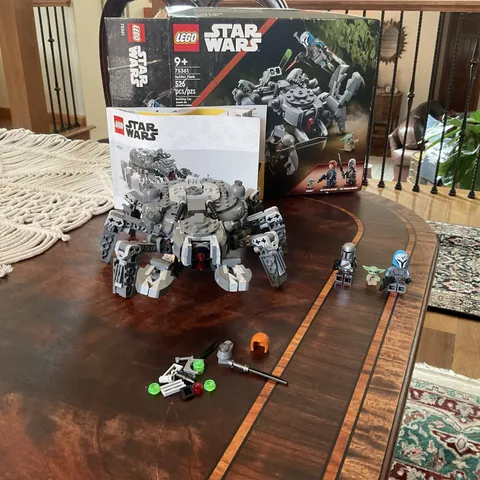 LEGO Star Wars 75361 Spider Tank 100% Complete Box Instructions Extras