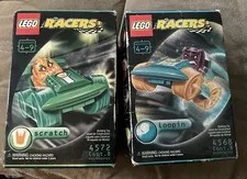 2 LEGO Racers 4572 Scratch & 4568 Loopin  2001 - NIB - Very Rare
