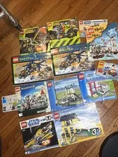 Lego Lot Manuals Stickers Star Wars Creator Pirates power miners kingdoms Agents
