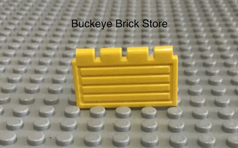 LEGO Yellow 2 x 4 Train Gate Hinged Part 2873 Sets 4789 4544 4564 4564