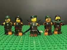 Lego Ninjago Skybound Minifigure Lot of 5 Foot Soldier Bucko Cyren Sqiffy Flint