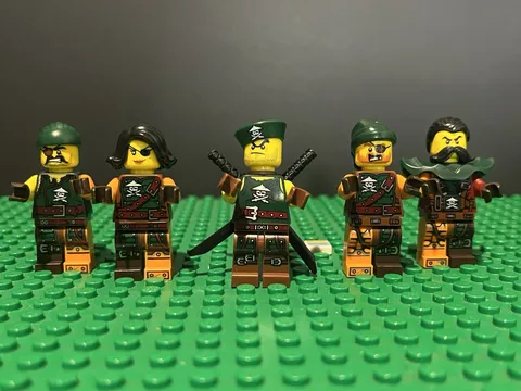 Lego Ninjago Skybound Minifigure Lot of 5 Foot Soldier Bucko Cyren Sqiffy Flint