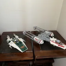 LEGO Star Wars: Resistance Y-Wing Starfighter 75249 And A-Wing 75248 Lot No Figs