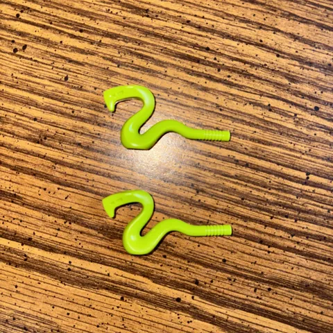 2 LEGO Lime Cobra