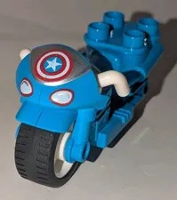 LEGO Duplo Marvel Captain America Motorcycle Motorbike Bike Figure Accessory Pc