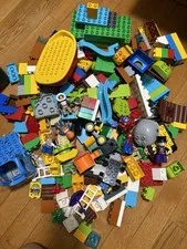 LEGO DUPLO Assorted Bulk Lot 5+ lbs Pounds Bricks Specialty Pieces Figures Cars