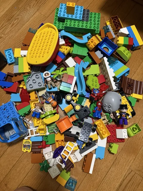LEGO DUPLO Assorted Bulk Lot 5+ lbs Pounds Bricks Specialty Pieces Figures Cars