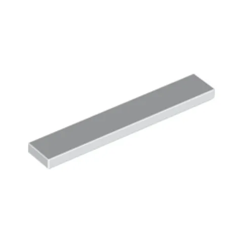 LEGO Briques Pièces 10x Blanc 1x6 Carreau Plat Mince sans Clou 663601 6636 Neuf