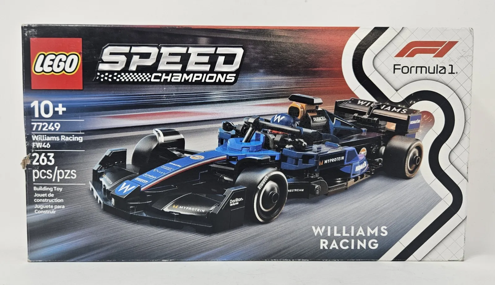 LEGO Speed Champions: Williams Racing FW46 F1 Race Car (77249), Open Box/New