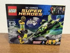 LEGO COMICS SUPER HEROES 76025 GREEN LANTERN VS. SINESTRO 100% COMPLETE w/ BOX