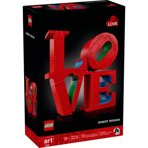 LEGO 31214 Art LOVE Sculpture Building Kit Home Office Wall Decor Sign New