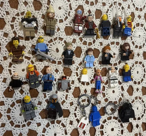 LEGO Mini Figures People Toys Keychains Mixed Lot Of Characters As Is