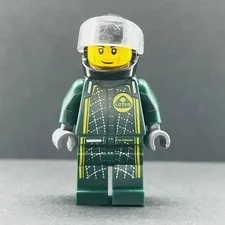 Lego Minifigure Lotus Evija Driver sc096 Speed Champions 01