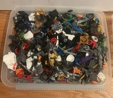 LEGO 3 Lbs 7 Oz Bulk Lot Bionicle parts Figures Toa Vintage