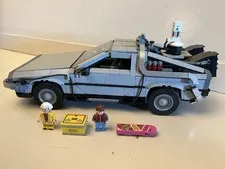 LEGO Icons Back to the Future Delorean Time Machine Incomplete 10300