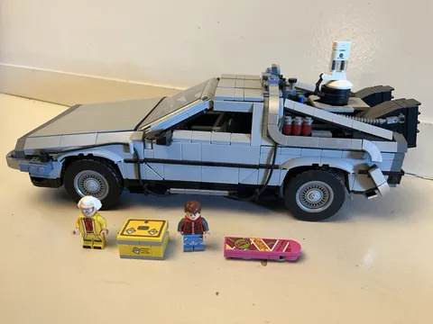 LEGO Icons Back to the Future Delorean Time Machine Incomplete 10300