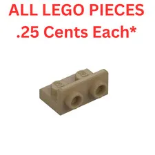 LEGO Bracket 1x2 with 1x2 Up Dark Tan 99780 - Genuine LEGO Parts Pieces Bulk