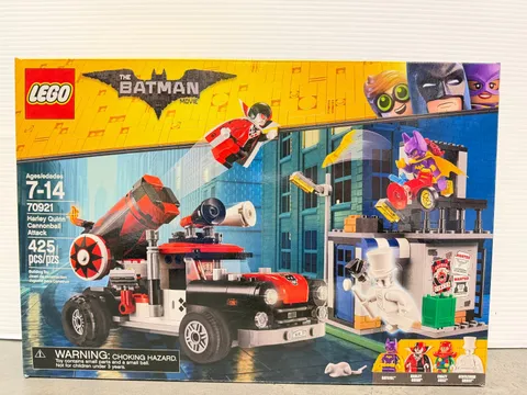 NEW SEALED Lego Super Heroes Harley Quinn Cannonball Attack 70921