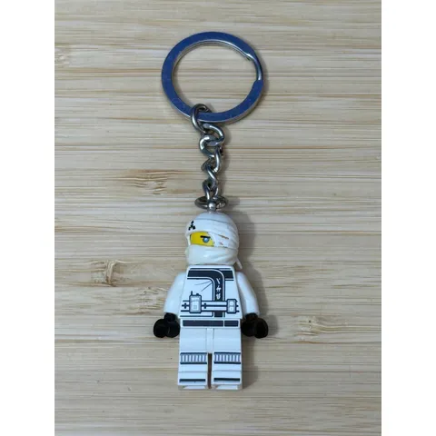 LEGO Ninjago Zane White Ninja Minifigure Keychain Master of Ice 853102