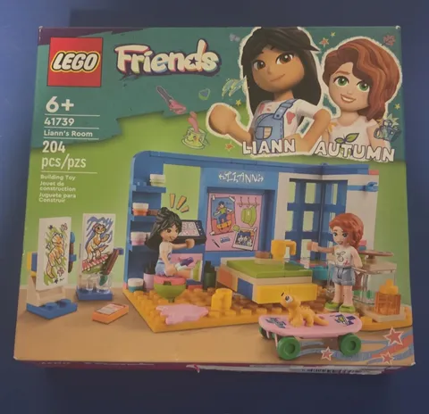 LEGO Friends 41739 Liann's Room 204 Pcs Box Brick Separator Age 6+