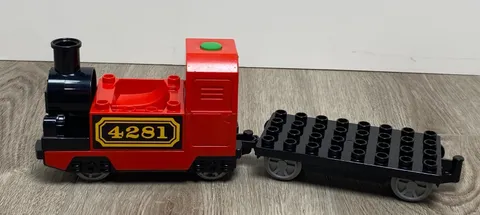 Lego Duplo Motorized Passenger Train Locomotive w/Sounds Red 10507