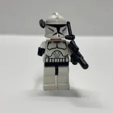 Lego Star Wars The Clone Wars Phase 1 Clone Trooper Minifigure With Blaster