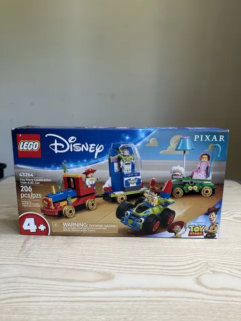 LEGO Toys Story Celebration Train & RC Car 43264 Brand New Sealed. Damaged Box