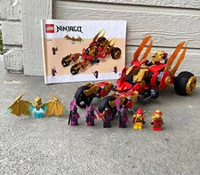 LEGO NINJAGO 71773 Kai's Golden Dragon Raider incomplete Set w/ Instructions