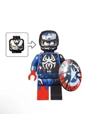 LEGO Marvel Venomized Captain America Minifigure (sh1102) from Daily Bugle 76342