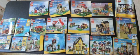 Lego Creator 3 in 1 Manuals Lot-31104-31050-31065-31026-31116-31108-31025-31048+