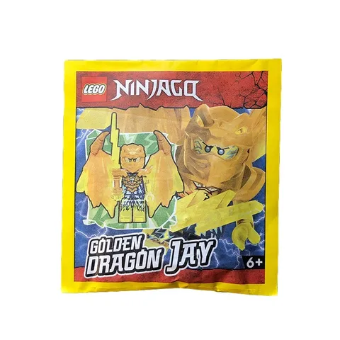 Lego Ninjago Golden Dragon Jay Paper Bag 892302