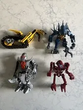 Lot of LEGO Bionicle & Hero Factory, Dunkan Bulk 7168, Piraka 7137, Incomplete