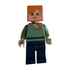 Lego Minecraft Alex MIN017 21128 21121 21169 21144 Minifigure Mini Minature