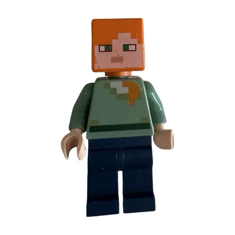 Lego Minecraft Alex MIN017 21128 21121 21169 21144 Minifigure Mini Minature