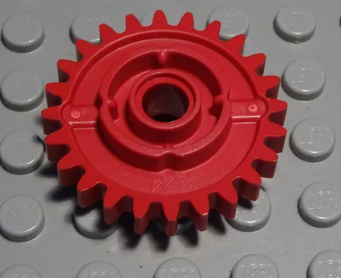 Lego Technic Gear 24 Teeth Red