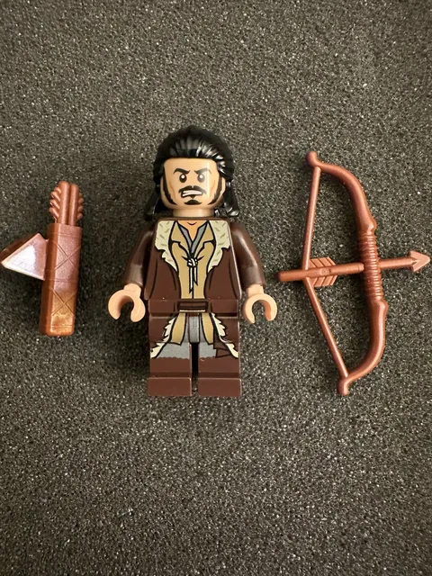 LEGO Bard the Bowman (Bow & Quiver) Minifigure - Hobbit - LOTR - New