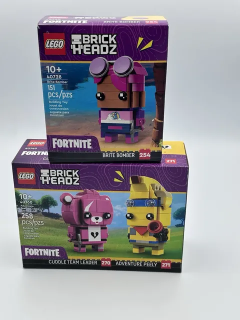 LEGO BrickHeadz 40728 BRITE BOMBER & 40760 PEELY & CUDDLE—NEW, Factory Sealed
