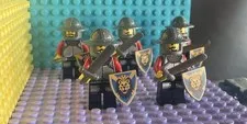 Lego Knights Kingdom Minifigure Lot Of 5x cas037 See Description