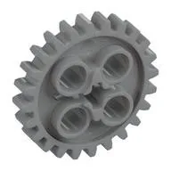 LEGO Part 3648b - Light Bluish Gray Technic Gear 24 Tooth [New Style with Single
