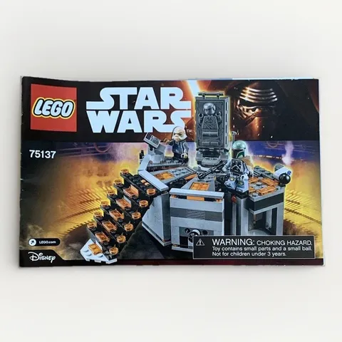 LEGO Star Wars 75137 Carbon-Freezing Chamber MANUAL ONLY No Bricks