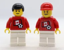 Canadian Soccer Players Football LEGO® Minifigure Mini Figure